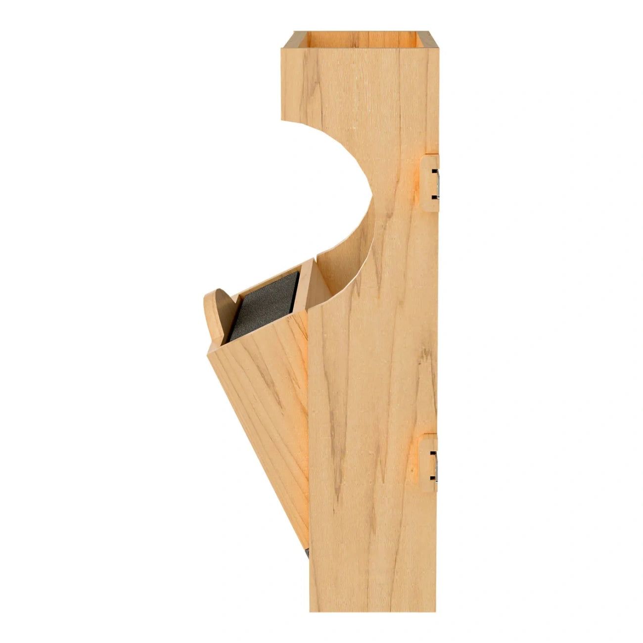 Wood Door-Mount Tip-Out Knife Storage Organizer