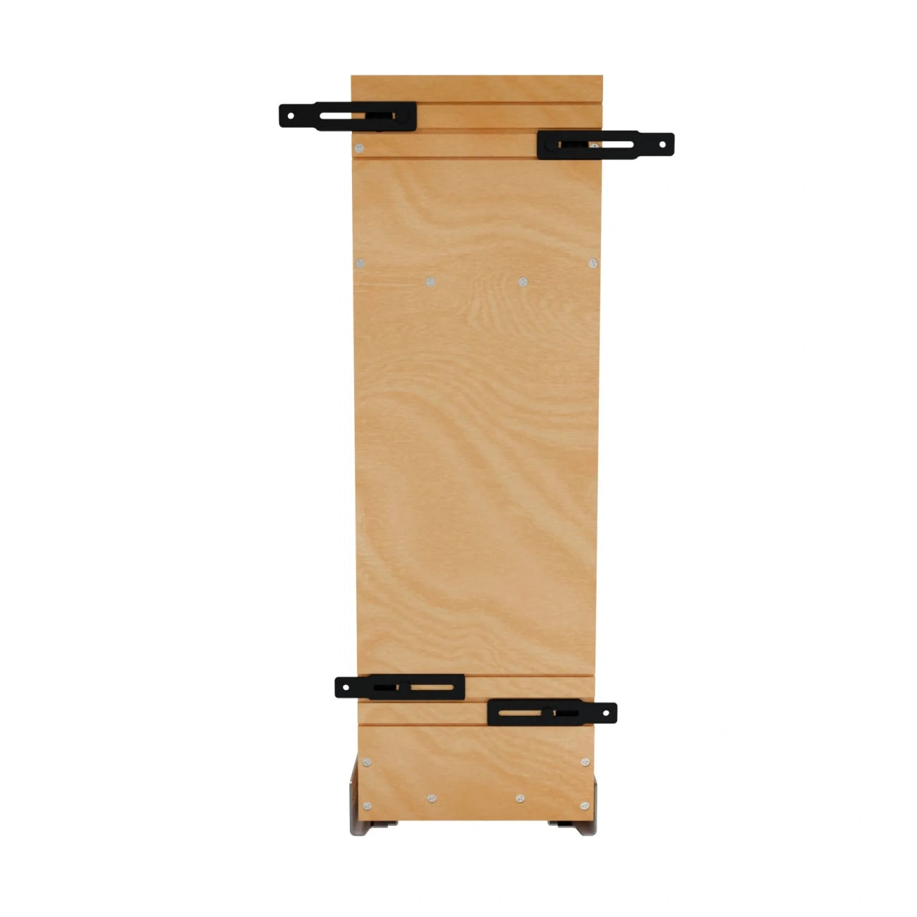 Wood Pullout Organizer w/ BLUM Soft-Close and Matte Black Accents
