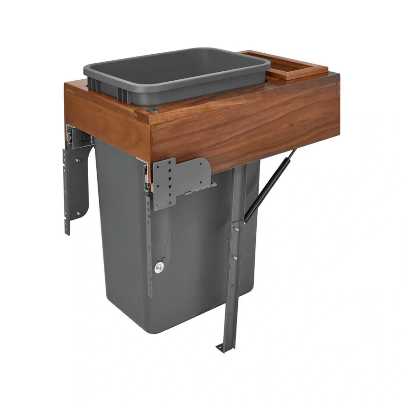 Wood Top Mount Waste Container