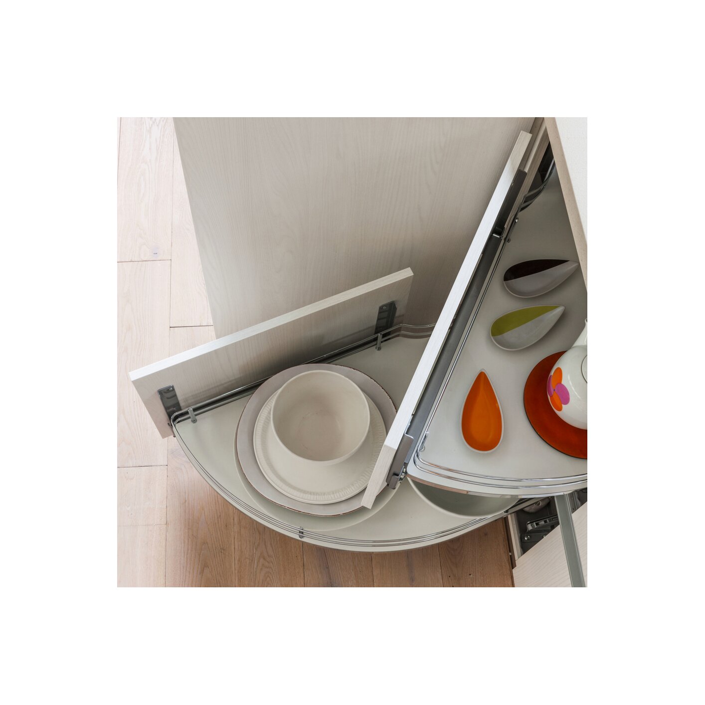 Vibo Rolling Corner 2 Shelf Pullout, Soft-Close Right