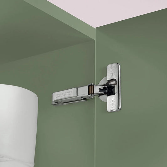 110 Degree, Full Overlay, Silentia+ Hinge, Screw-On