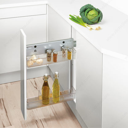 SLIM reversible base cabinet pull-out frame