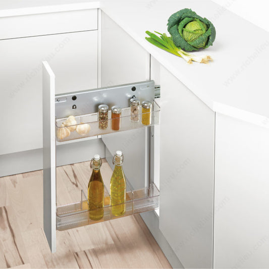 SLIM reversible base cabinet pull-out frame