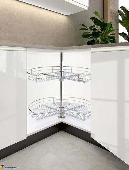 270 Degree Lazy Susan Wire Baskets