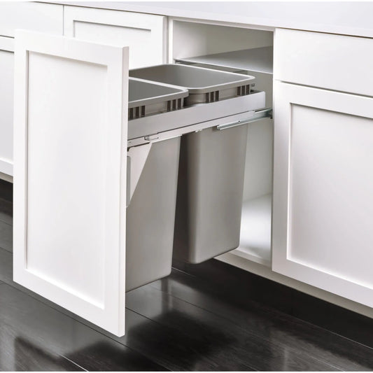 Steel Top Mount Waste Container w/Soft-Close