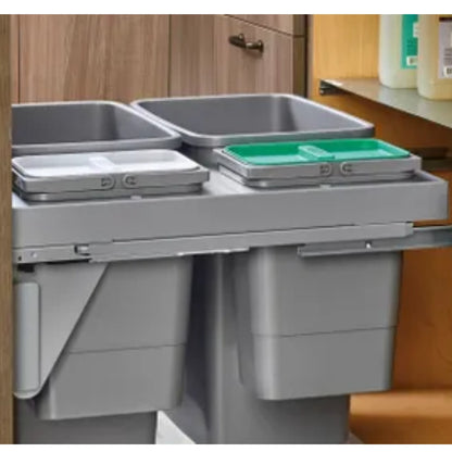 Steel Top Mount Waste Container w/Soft-Close