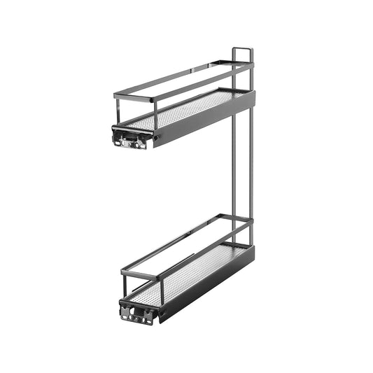 M-Series Metal Bottom Side Pullout, 150mm (6in), Right Handed, Soft-Close, Anthracite Grey