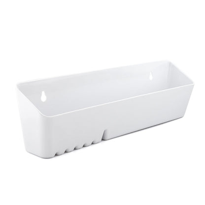 M-Series Tip-Out Tray with Soap Container and Ring Peg 30" White
