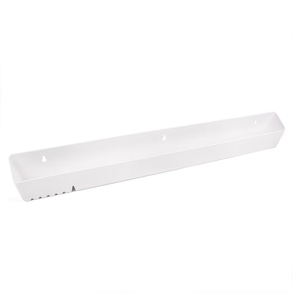 M-Series Tip-Out Tray with Soap Container and Ring Peg 30" White