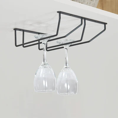 Metal Double Wine Glass Rack