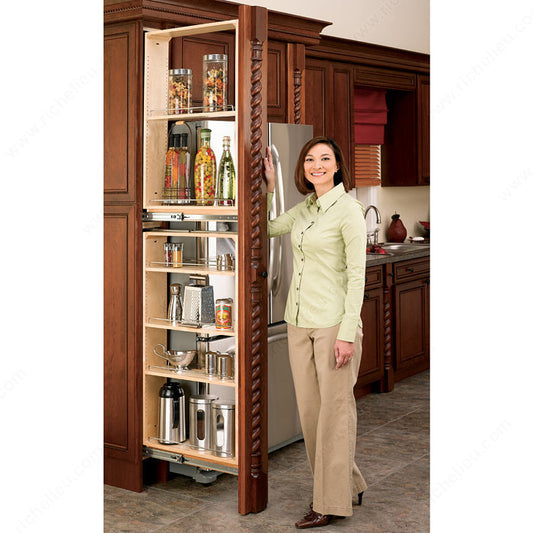 Rev-A-Shelf tall Filler Organizer with Adjustable Shelves