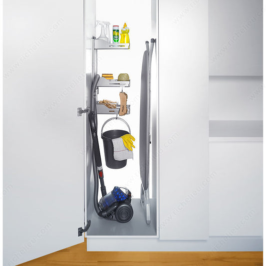 Sesam Storage System for Broom Closet