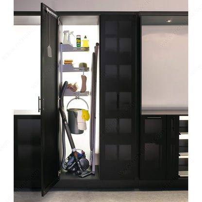 Sesam Storage System for Broom Closet