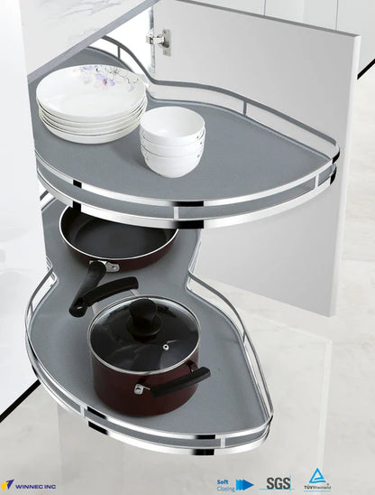 Soft-closing Swing Trays - Kidney Shape