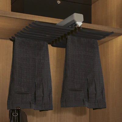 Top Mount Double Rows Soft-closing Pant Rack