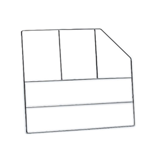 Tray Divider, 12 inch, Chrome Finish
