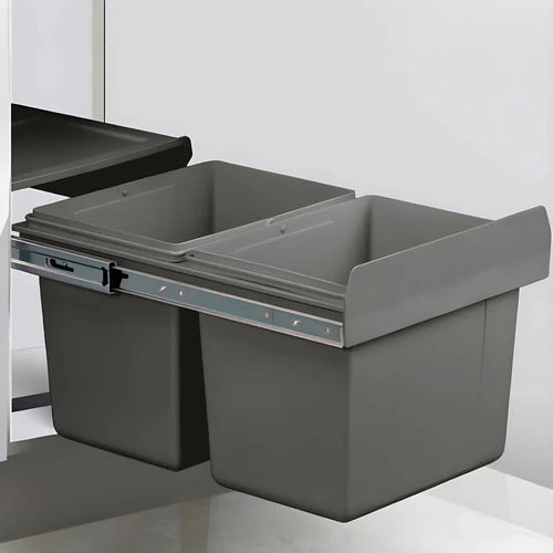 Under Sink Garbage Bin System