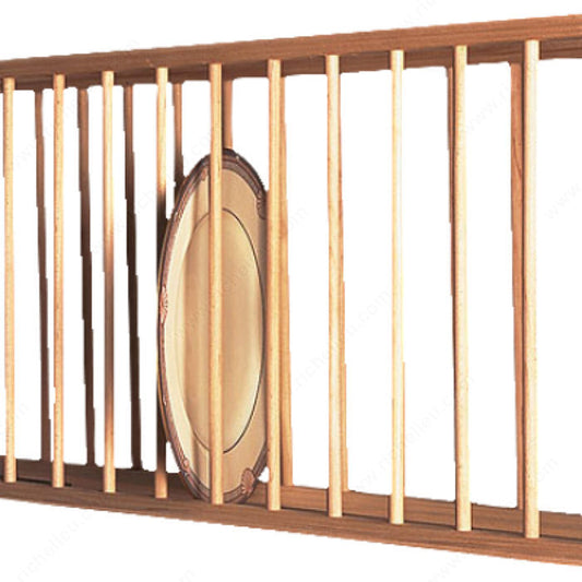 Wood Plate Display Unit