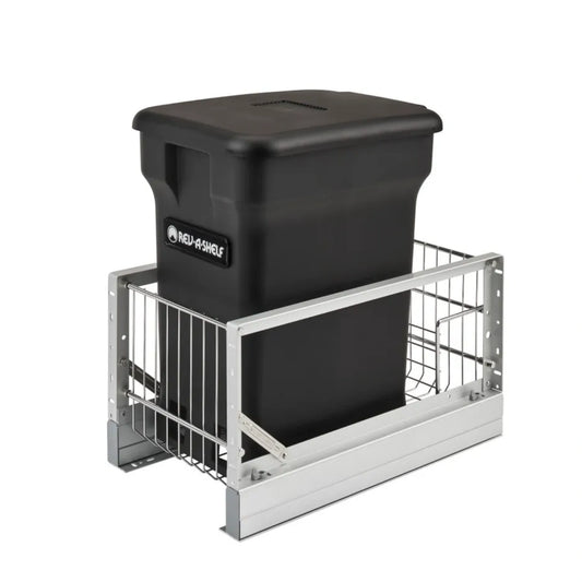 Aluminum Bottom Mount Compo+ Compost Pullouts w/ Soft-Close