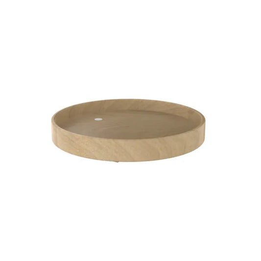 Lazy Susan – Full Circle, Natural Wood Organizer for Wall & Upper Cabinets