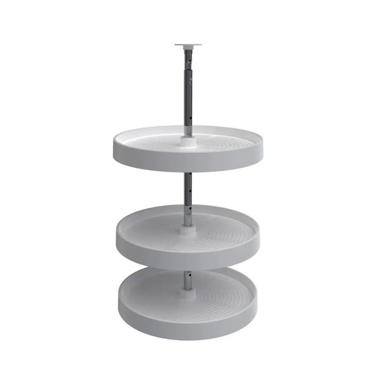 Lazy Susan – Full Circle, Polymer, 3-Shelf Organizer for Wall & Upper Cabinets