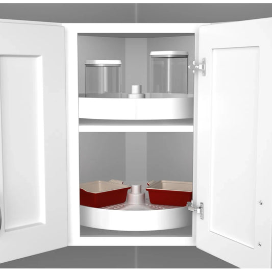 Lazy Susan – Full Circle, Polymer, Single Shelf Organizer for Wall & Upper Cabinets