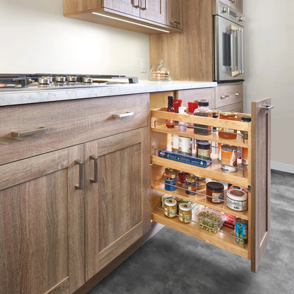 Side and Bottom Mount Base Pullout w/BLUMOTION Soft-Close