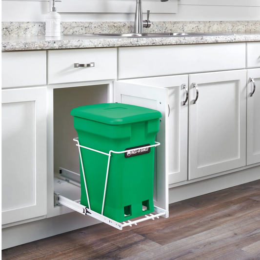 Wire Bottom Mount Waste Container w/ Compo+ Compost Containers