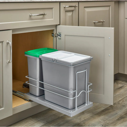 Wire Undersink Pullout Waste Container