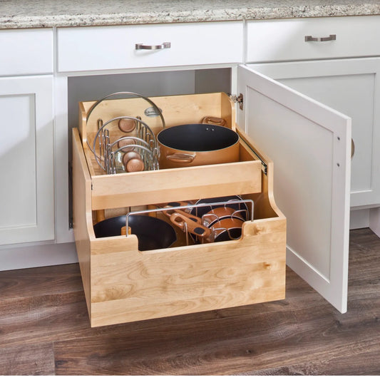 Wood Cookware Organizer