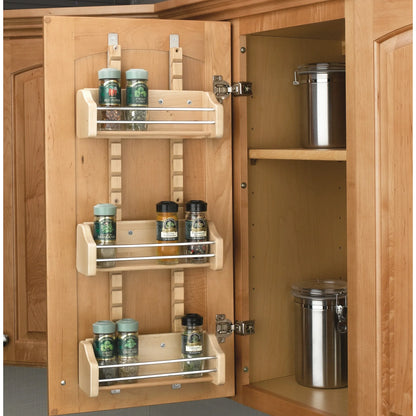 Adjustable Door Mount Spice Rack
