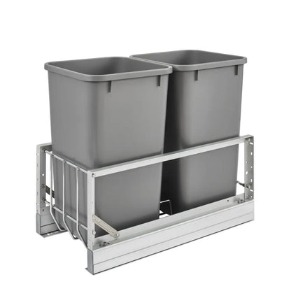 Aluminum Pullout Waste Container w/ Soft-Close