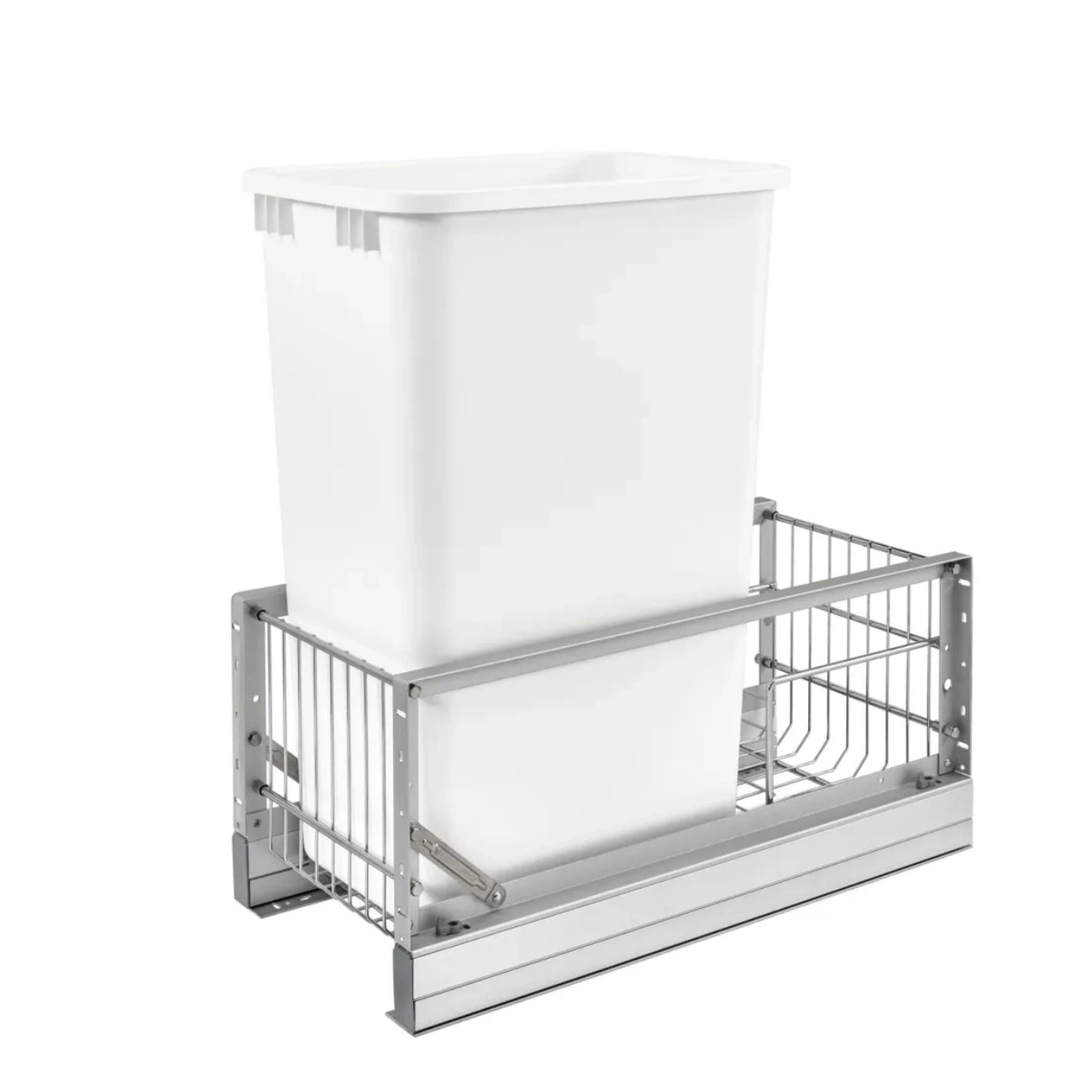Aluminum Pullout Waste Container w/ Soft-Close