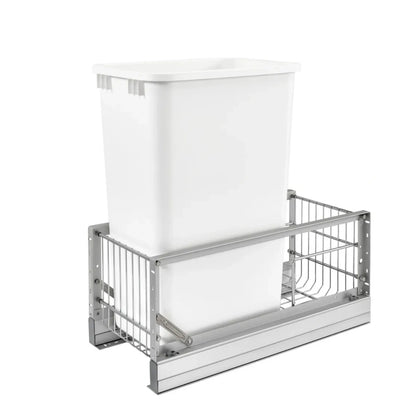 Aluminum Pullout Waste Container w/ Soft-Close