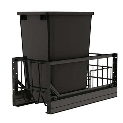 Aluminum Pullout Waste Container w/ Soft-Close