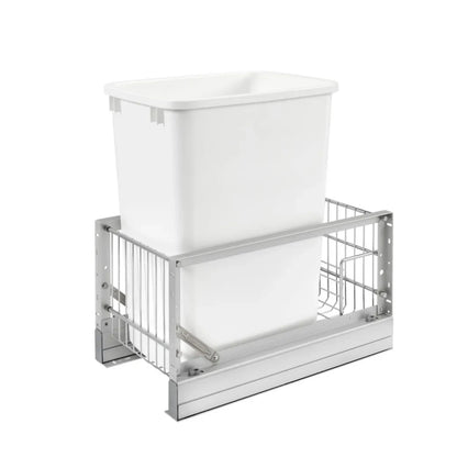 Aluminum Pullout Waste Container w/ Soft-Close