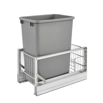 Aluminum Pullout Waste Container w/ Soft-Close