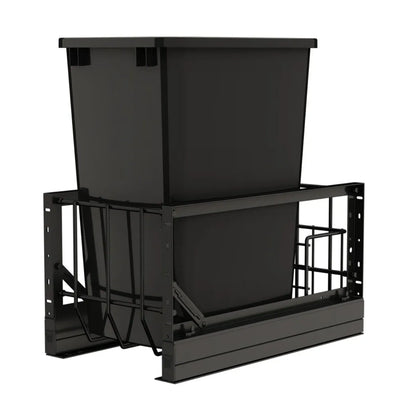 Aluminum Pullout Waste Container w/ Soft-Close