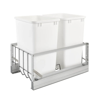 Aluminum Pullout Waste Container w/ Soft-Close