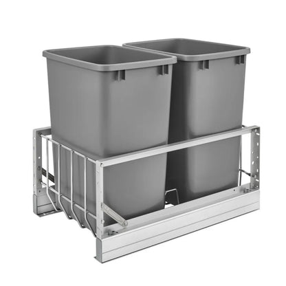 Aluminum Pullout Waste Container w/ Soft-Close
