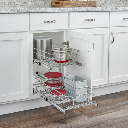 Chrome Wire Pullout Shelves