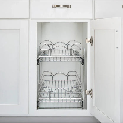 Chrome Wire Pullout Shelves