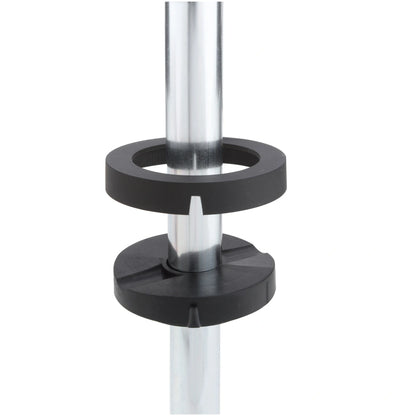 Lazy Susan – Value Line, Full Circle, Polymer, 2-Shelf Organizer with Telescoping Post for Base & Lower Cabinets