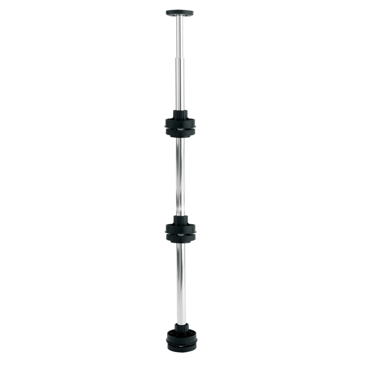 Lazy Susan – Value Line, Full Circle, Polymer, 3-Shelf Organizer with Telescoping Post for Wall & Upper Cabinets