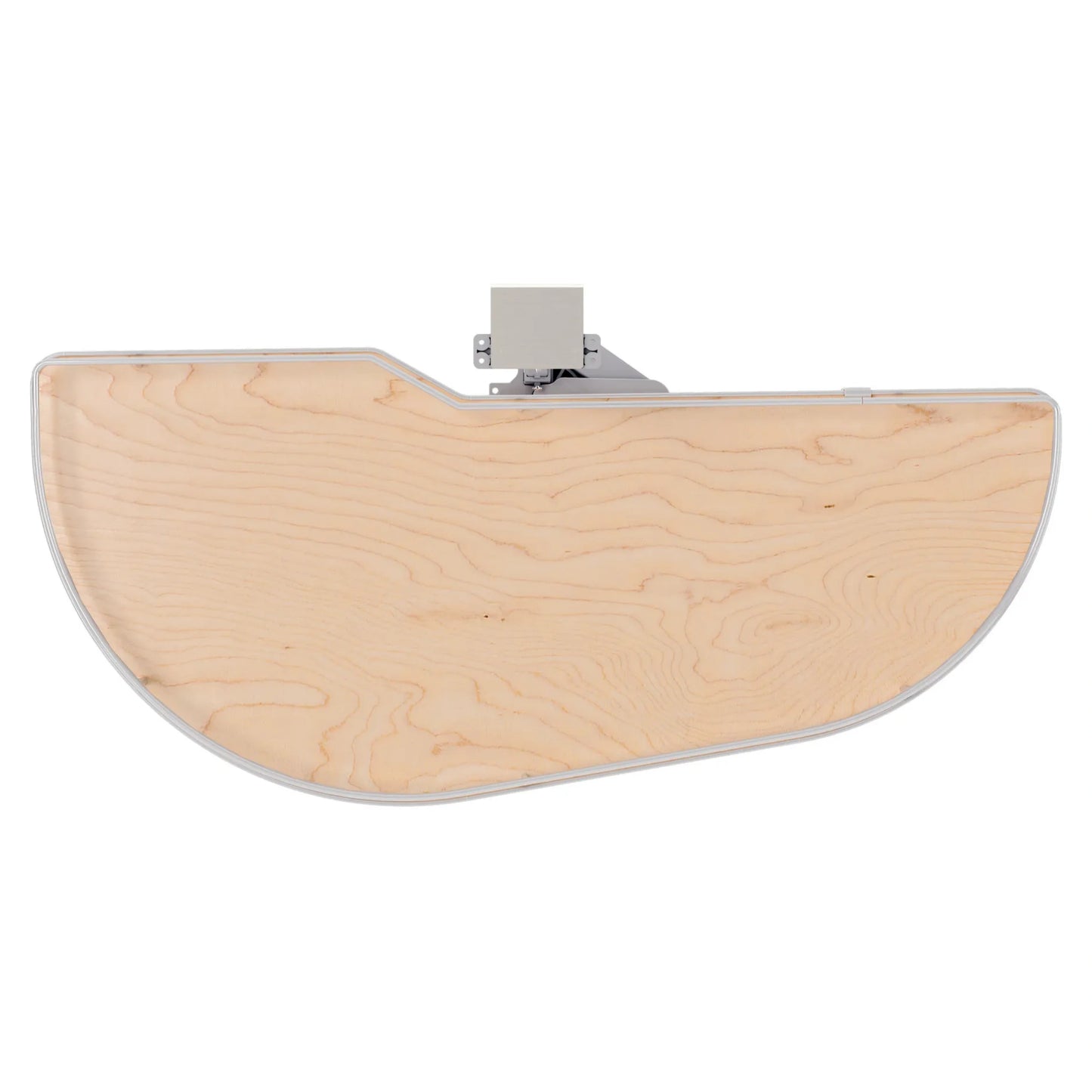 Girasolo with Contemporary Chrome and Maple Shelves Blind Corner Optimizer