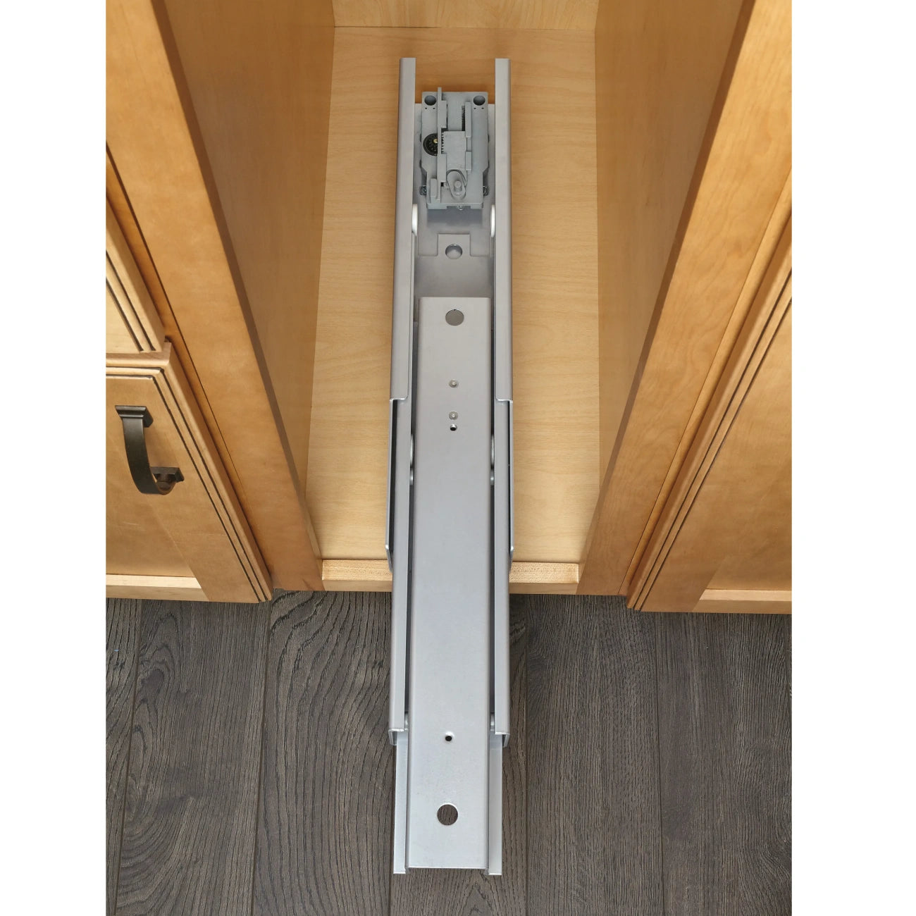 Pantry Pullout – Maple, Solid Bottom Organizer for Tall Cabinets