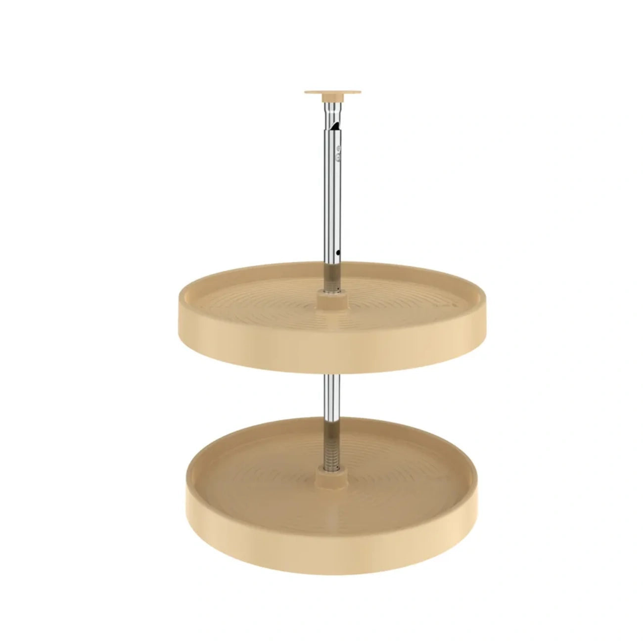 Lazy Susan – Full Circle, Polymer, 2-Shelf Organizer for Wall & Upper Cabinets
