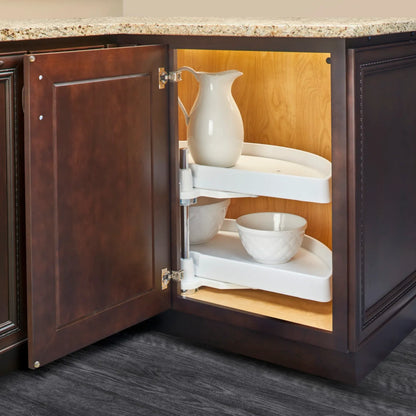 Half-Moon, Polymer Organizer for Blind Corner Cabinets