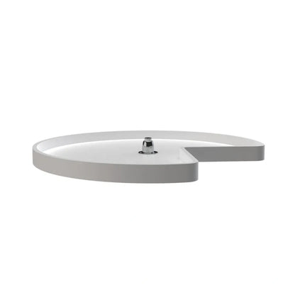Lazy Susan – RAS, Kidney-Shaped, Polymer, Single Shelf, Bottom Mount Organizer for Base & Lower Cabinets