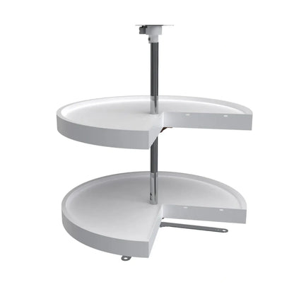 Lazy Susan – RAS, Pie Cut, Polymer, 2-Shelf Organizer for Base & Lower Cabinets